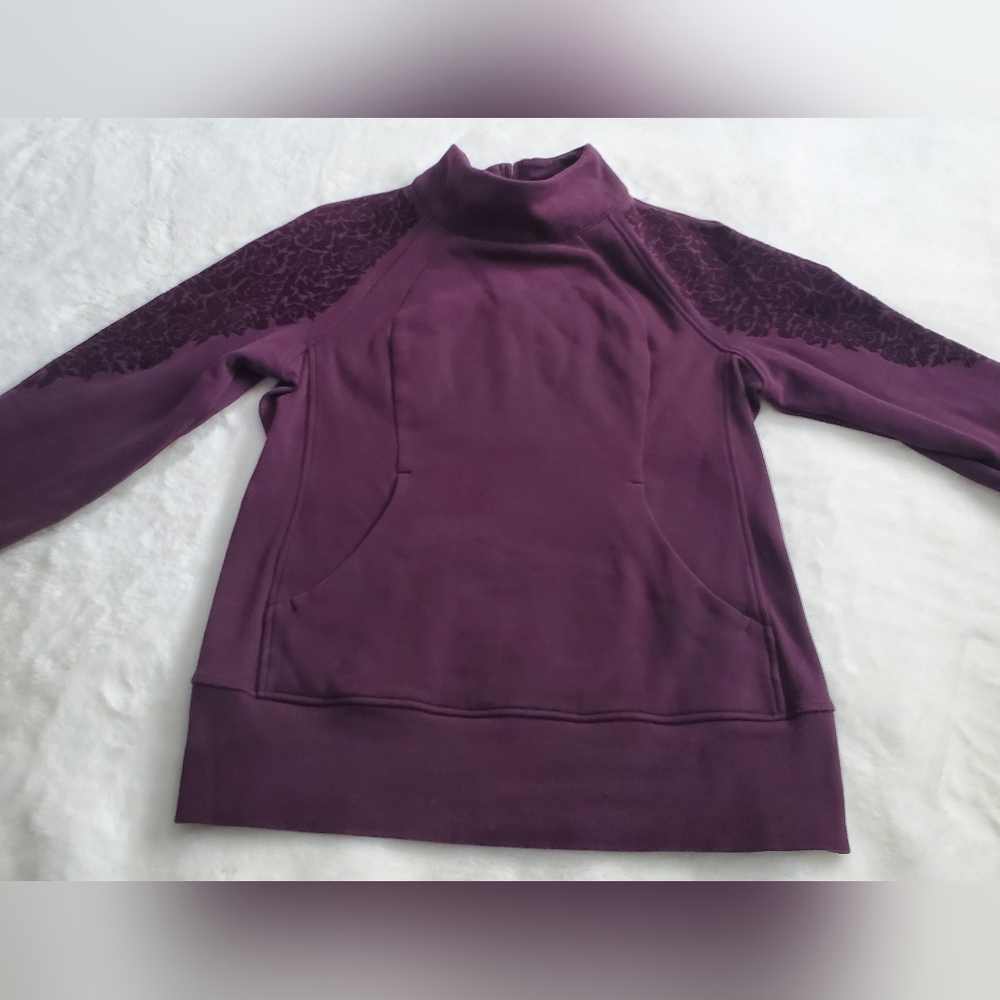 Lululemon Purple Sweatshirt - Size 10 - Picture 7 of 15